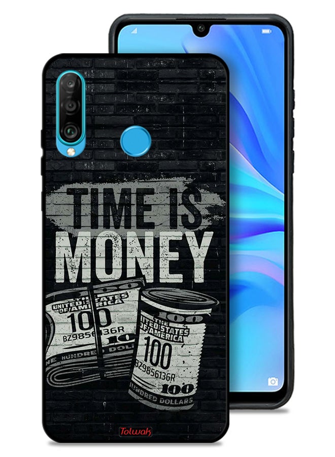 Tolwak Huawei P30 lite Protective Case Cover Time Is Money - Image 1