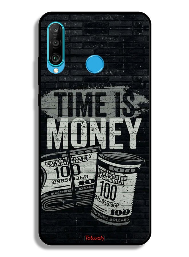 Tolwak Huawei P30 lite Protective Case Cover Time Is Money - Image 2