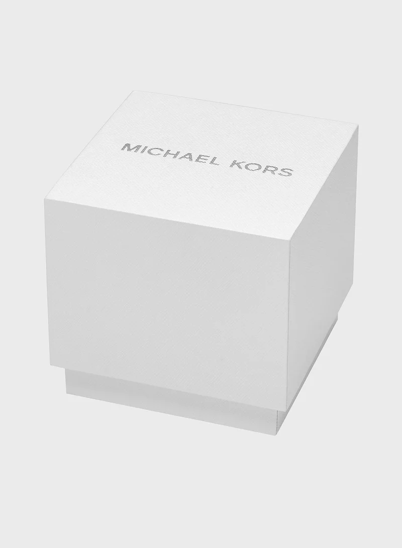 Michael Kors Pu Strap Analog Watch
