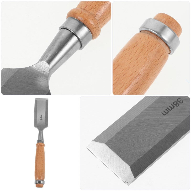 Abaodam Carpenter Chisel 38mm Woodworking Tool Wood Sculpture Making For Diy Craft - Image 4