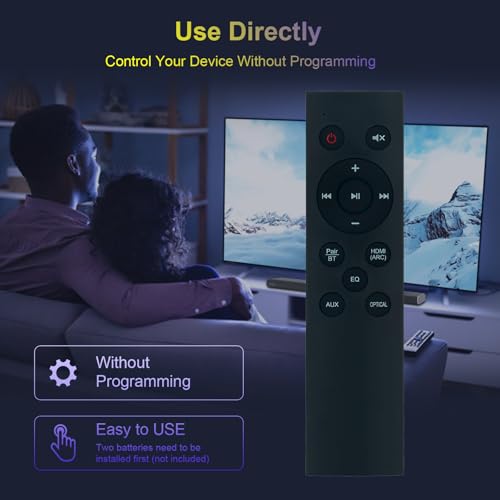 AULCMEET Replace Remote Control Compatible with Philips Soundbar Speaker 5000 Series TAB5305 TAB5305/12 TAB5305/37 TAB5305/98 TAB5105/10 TAB5105 TAB5105/37 TAB5105/94 TAB5105/12 TAB5106 TAB5306 - Image 4