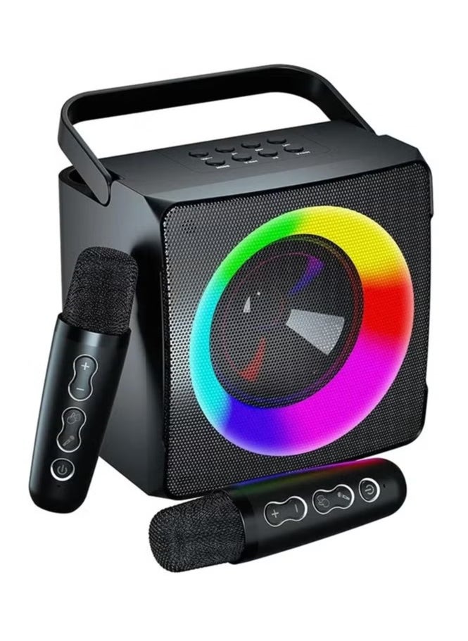 ELTRAZONE SD-508 Portable Bluetooth Speaker for Home & Outdoor Use – Dual Wireless Microphones, Powerful Sound, Waterproof, Long Battery Life, Ideal for Parties, Karaoke, and Events  - Image 1