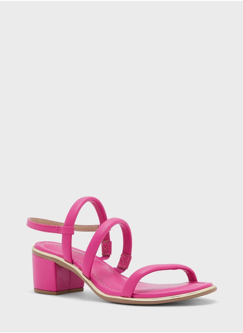 Beira Rio Lucia Multi Strap Mid Heel Sandals  - Image 2