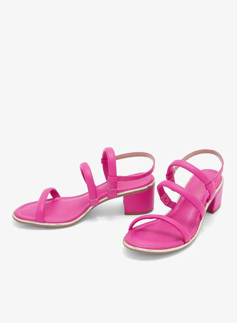 Beira Rio Magenta Sandals for Women with Back Strap – Stylish & Supportive sling Back Ladies Sandals for Women | Best Price UAE