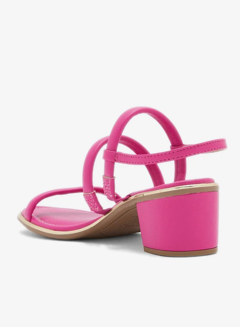 Beira Rio Magenta Sandals for Women with Back Strap – Stylish & Supportive sling Back Ladies Sandals for Women | Best Price UAE