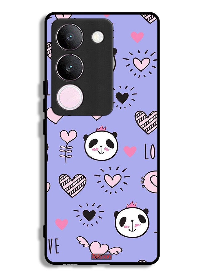 Tolwak vivo V29 Protective Case Cover Love And Panda Doodle - Image 1