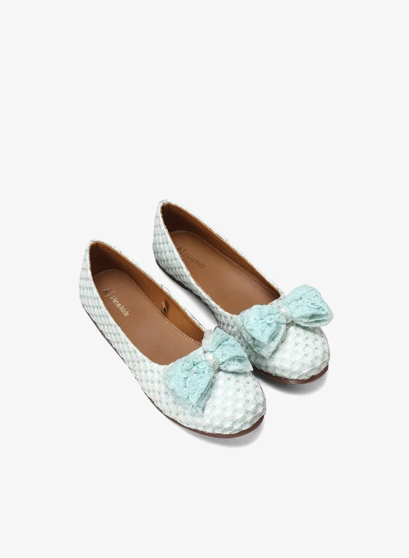 Pine Kids Pine Kids Belly Shoes - Mint Green