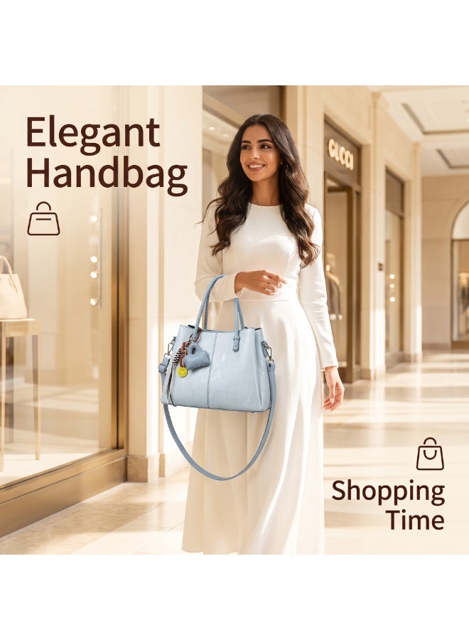 حقيبة يد نسائية يومية للتنقل بسعة كبيرة 2026، حقيبة كتف متعددة الوظائف بأسلوب أنيق، من النايلون الخفيف الوزن والمتين، وتحتوي على فواصل متعددة - Image 3