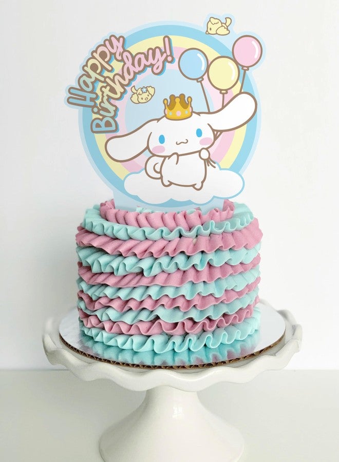 Think Green Fun Cinnamon Roll Cake Topper Girls Kids Birthday Melody Kitty Party Decor - Image 3