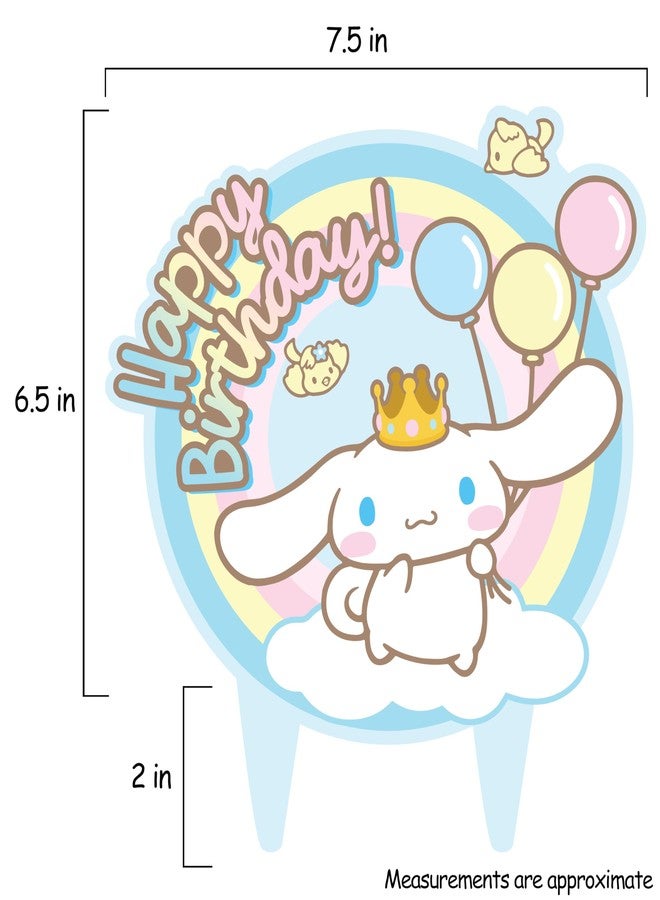 Think Green Fun Cinnamon Roll Cake Topper Girls Kids Birthday Melody Kitty Party Decor - Image 5