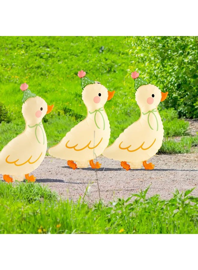 Gejoy 6 Pcs Silly Goose Balloons Baby Shower Birthday Party Decorations One Silly Walking Goose Balloons for Farm Themed Party Photo Props - Image 3