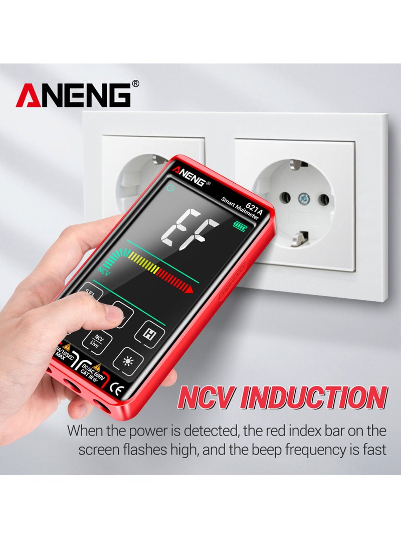 ANENG - 621A Touch Screen Intelligent Digital Multimeter 9999 Counts Auto Range Rechargeable Portable NCV Universal Meter Voltmeter Ammeter - Image 1