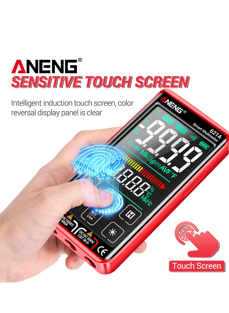ANENG - 621A Touch Screen Intelligent Digital Multimeter 9999 Counts Auto Range Rechargeable Portable NCV Universal Meter Voltmeter Ammeter - Image 1