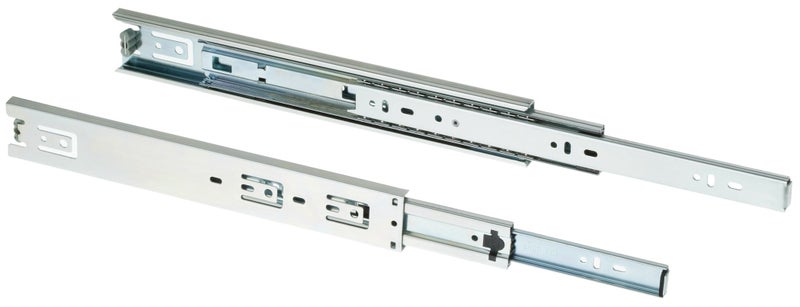 Shop Fox D3067 22-Inch Full-Ext Drawer Slide 100-Pound Capacity Side Mount, Pair - Image 4
