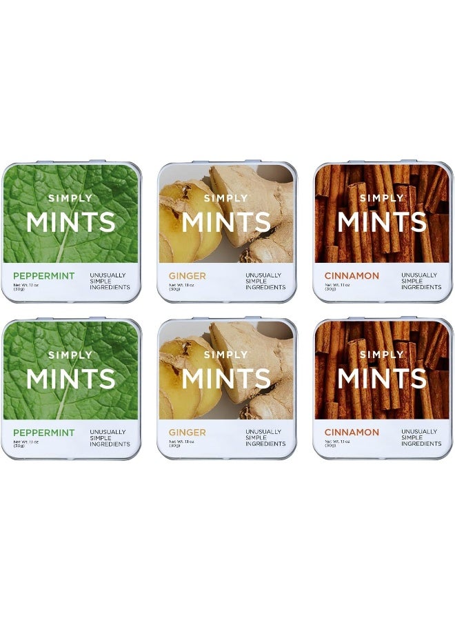 Simply Mints Variety Pack - Peppermint, Ginger, Cinnamon - Image 1