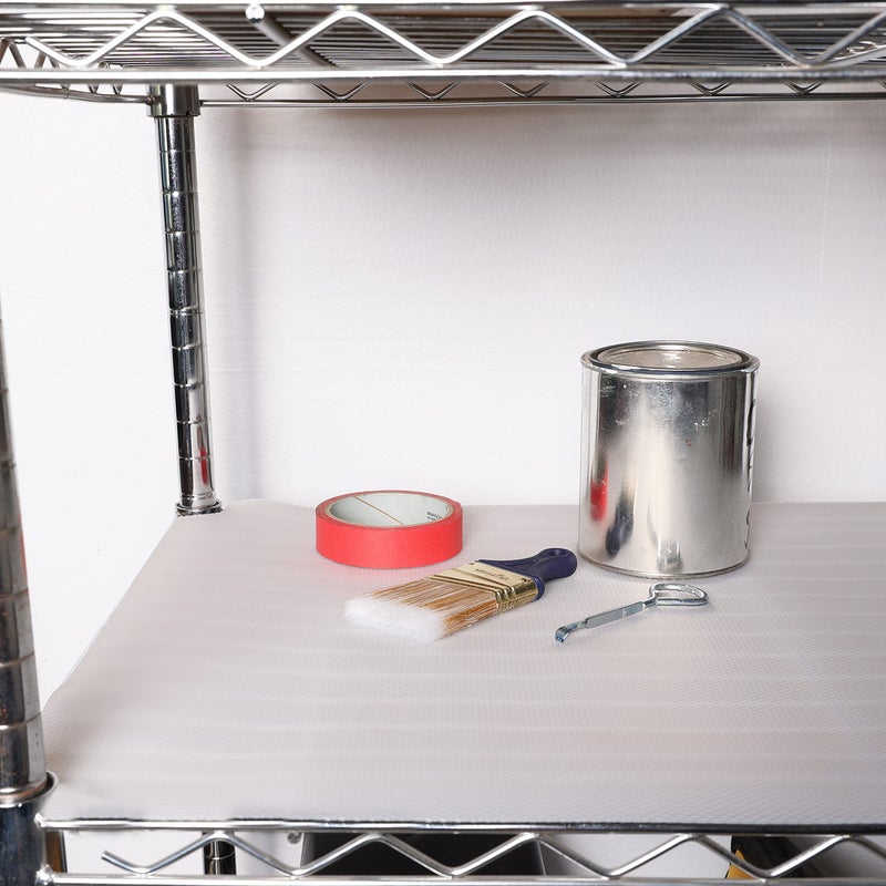 Con-Tact Brand Duraliner Shelf Liner, Non-Adhesive and Multi-Use Drawer Liner, Made of Vinyl, Waterproof Liner, 12" x 25', Diamond Clear - Image 5