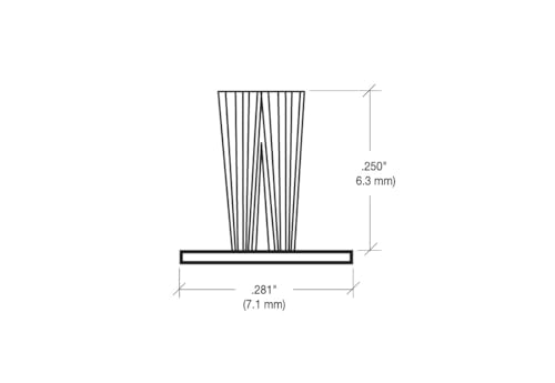 CRL شريط عزل الطقس لباب المتجر CRL W125C .250" (6.3 مم) - 100'  - Image 5