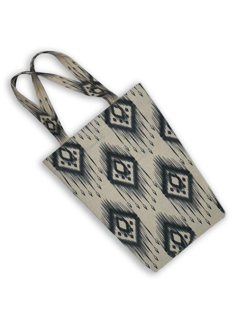 Gharibo Bags casual printed linen tote bag T230005C - Image 2