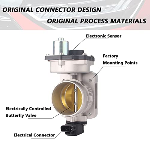 DOSKJOK Electronic Throttle Body Assembly 65mm Replacement for Explorer Mustang 4.0L 4.6L 5.4L 9W7Z9E926AA 9W7Z9E926A - Image 3