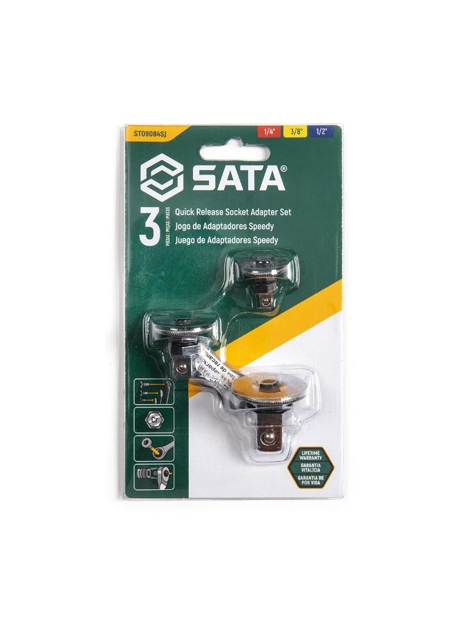 SATA ST09084SJ 3-Piece Metric Drive Adapter Set - Image 1