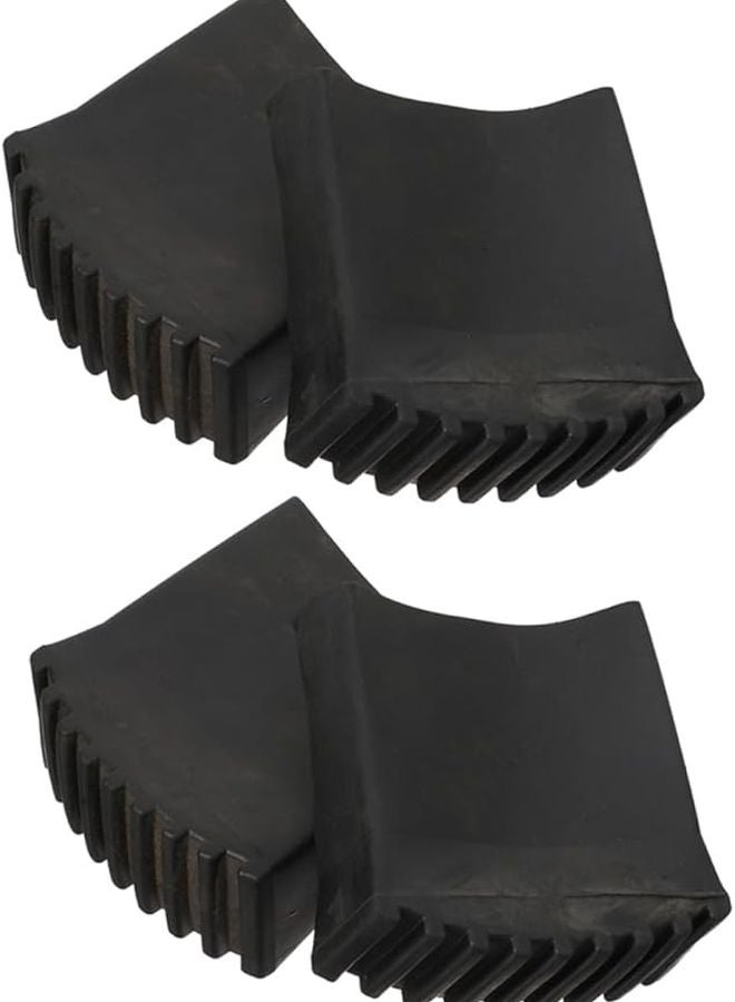 4Pcs Folding Ladder Feet Non Skid Pads Easy to Install for Home Outdoor Use - Image 1