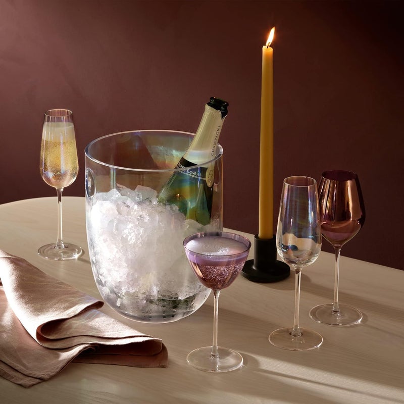 LSA Aurora Highball Glasses 285ml Polar Violet Set of 4 Elegant Glassware for Home & Parties, Made in Poland - Image 5