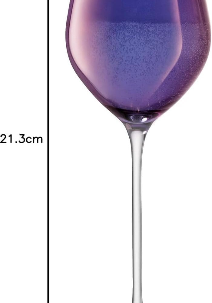 LSA Aurora Highball Glasses 285ml Polar Violet Set of 4 Elegant Glassware for Home & Parties, Made in Poland - Image 2
