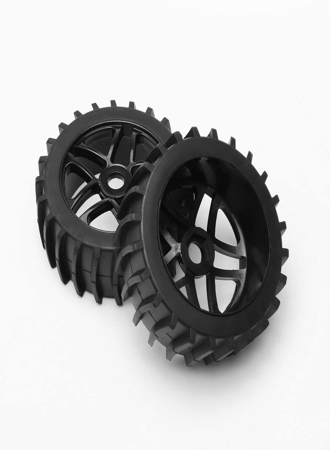 JIUWU 4pcs Beach Desert Snow Tires and Wheels Hex 17mm 1:8 RC Off Road Buggy Baja - Image 3