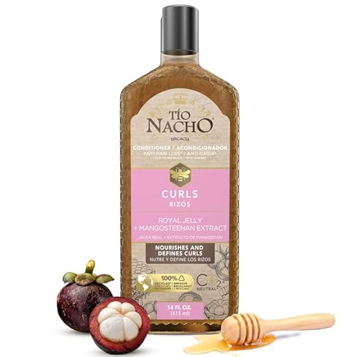 Tio Nacho Curls Conditioner for Curly Hair with Royal Jelly and Mangosteen, Frizz Control Curl Conditioner that Nourishes and Defines Curls, Helps Reduce Hair Loss Due to Breakage, 14 fl oz - Image 1