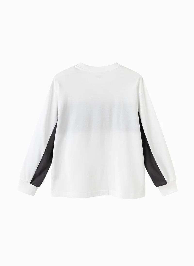 Balabala Kids Boys Round neck long-sleeved T-shirt