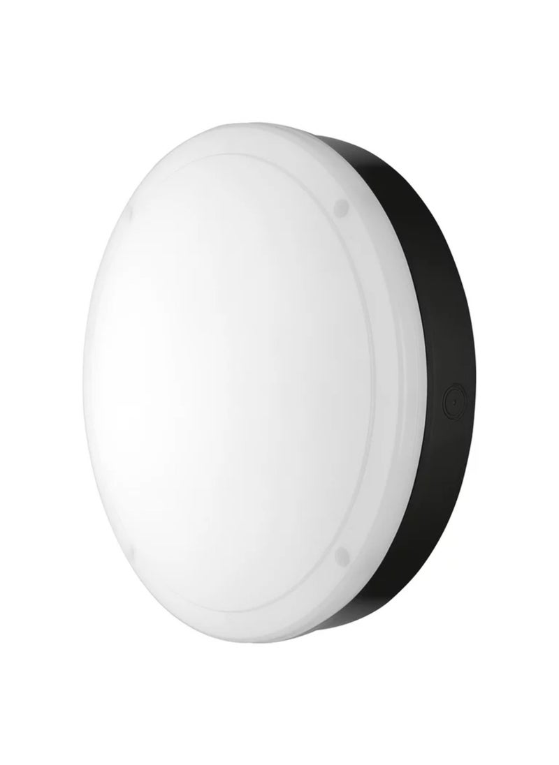 Osram Ledvance Surface light LED Round IP65 Ceiling Bulkhead 15W Warm White 3000k, Black  - Image 1
