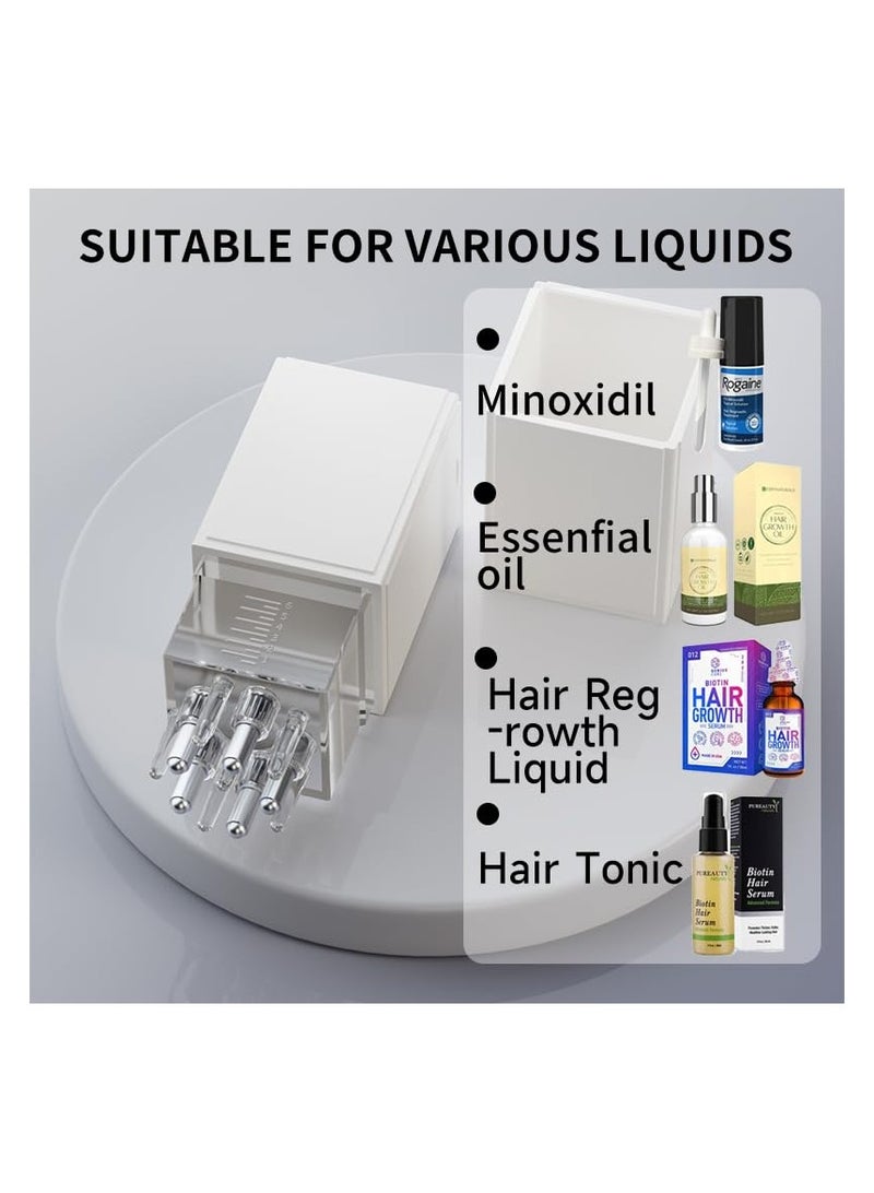 SYOSI Scalp Applicator Comb, Hair Oil Serum Liquid Guiding Comb, Scalp Massager for Hair Growth, Portable Hair Oil Applicator Bottle, Head Fluid Brush for Essential Oil Hair Treatment - Image 3