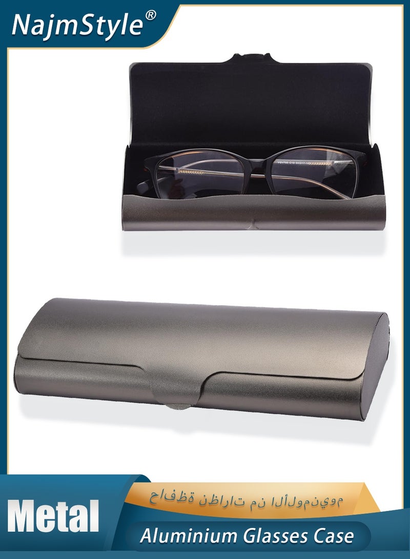 NajmStyle Aluminum Ultra-Light Eyeglasses Case Hard Shell Nearsighted Glasses Case for Women & Men - Image 1