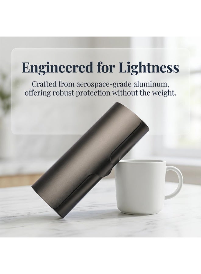 NajmStyle Aluminum Ultra-Light Eyeglasses Case Hard Shell Nearsighted Glasses Case for Women & Men - Image 5