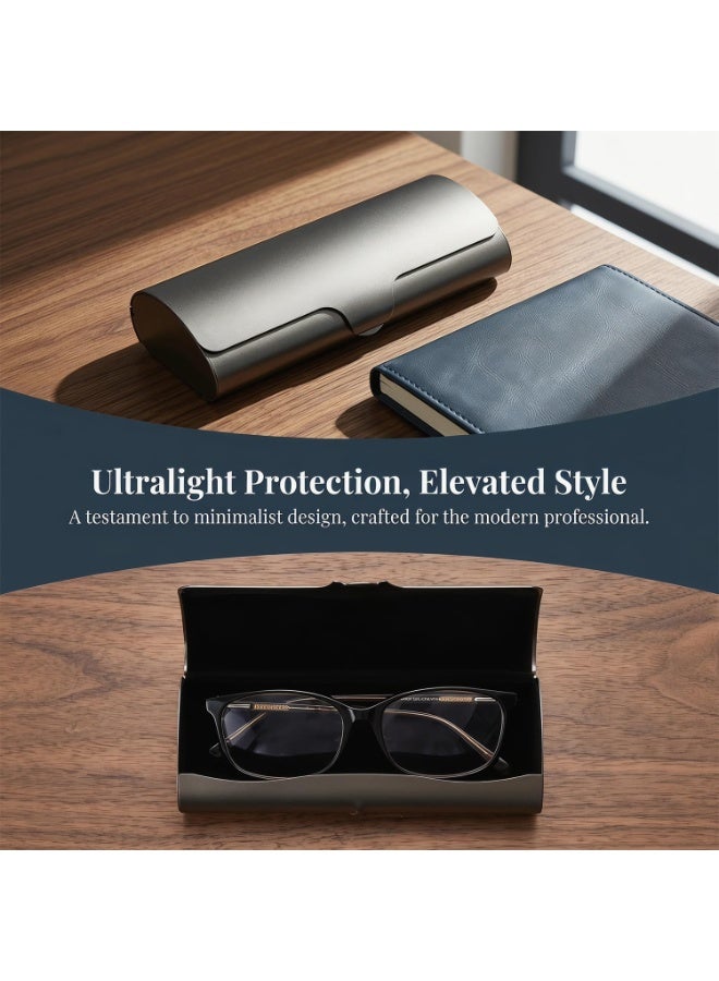 NajmStyle Aluminum Ultra-Light Eyeglasses Case Hard Shell Nearsighted Glasses Case for Women & Men - Image 4
