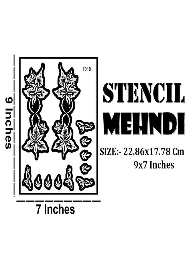 ORDERSHOCK Chic Hand Art Mehndi Stencil Sticker for Women - Image 3