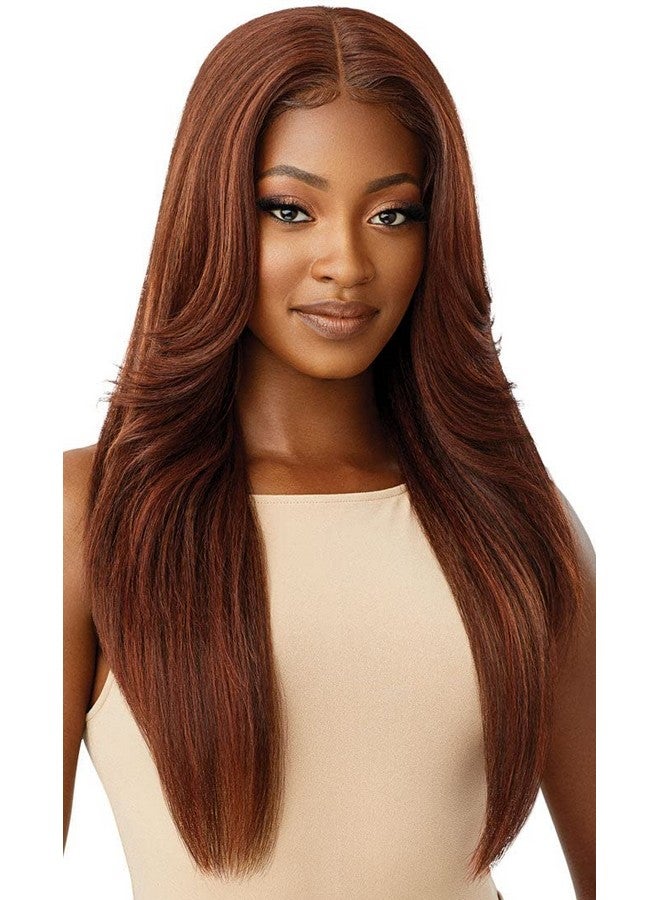 Outre Synthetic Preplucked Hd Transparent Lace Front Wig Kimora (Gibrn) - Image 1