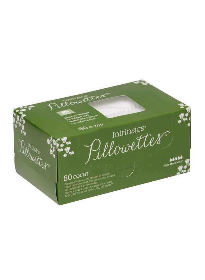 Intrinsics 100% Soft Cotton Pillowettes For Face - 80 Count