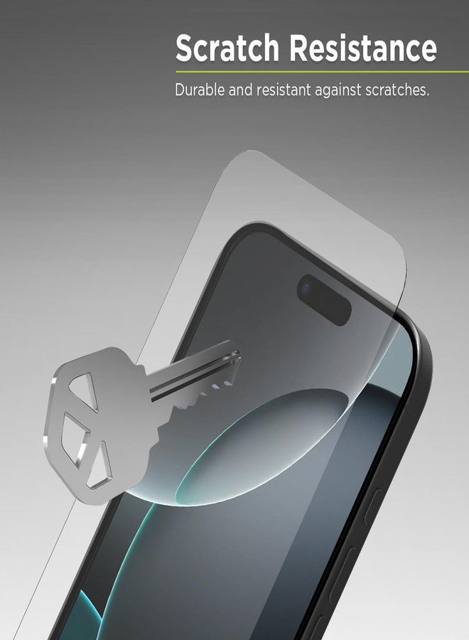 PureGear Maximum Clarity HD Tempered Glass Screen Protector for Apple iPhone 16 Pro Max (2024) 6.9", Full Coverage, Case Friendly Fit, Lifetime Replacement (Self Alignment Installation Tray included) - Image 3