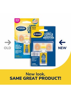 Dr. Scholl's Liquid Corn & Callus Remover, 0.33 Ounce // Removes Corns & Calluses Fast with Cushions That Provide Protection Against Shoe Pressure and Friction for All-Day Pain Relief  - Image 2