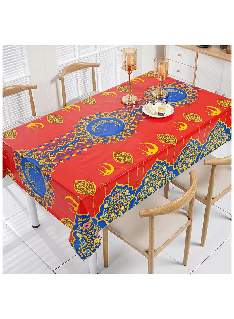 Toy Box Ramadan Design Waterproof Dining Table Cloth 90x120 cm - Image 2