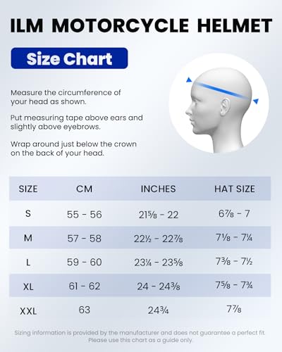 ILM Vintage Full Face Modular Motorcycle Helmet for Adults Men ATV UTV Snowmobile with 180° Reversible Chin Guard DOT Model-B707(Matte Black, L) - Image 2