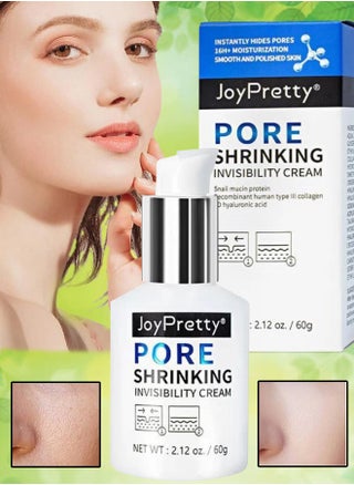 60g Pore Shrinking Invisibility Cream Instantly Pore Minimizer Smooth Skin with Snail Mucin Oil Control Firming Tightening Pores Moisturizing Lightens Fine Lines Conceals Pores Cream - pzsku/Z5FC8B3F0CD88ADBCCC38Z/45/_/1708173680/12259c44-2d26-4f91-81d2-51437ce2d81b