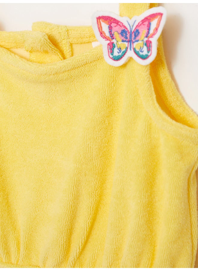 LC WAIKIKI Square Neck Strappy Baby Girl Bib and Brace - Image 2