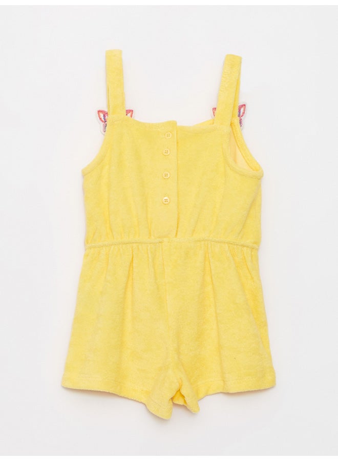 LC WAIKIKI Square Neck Strappy Baby Girl Bib and Brace - Image 3