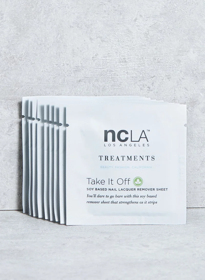 NCLA Soy Based Nail Lacquer Remover Sheets
