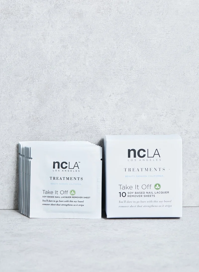 NCLA Soy Based Nail Lacquer Remover Sheets