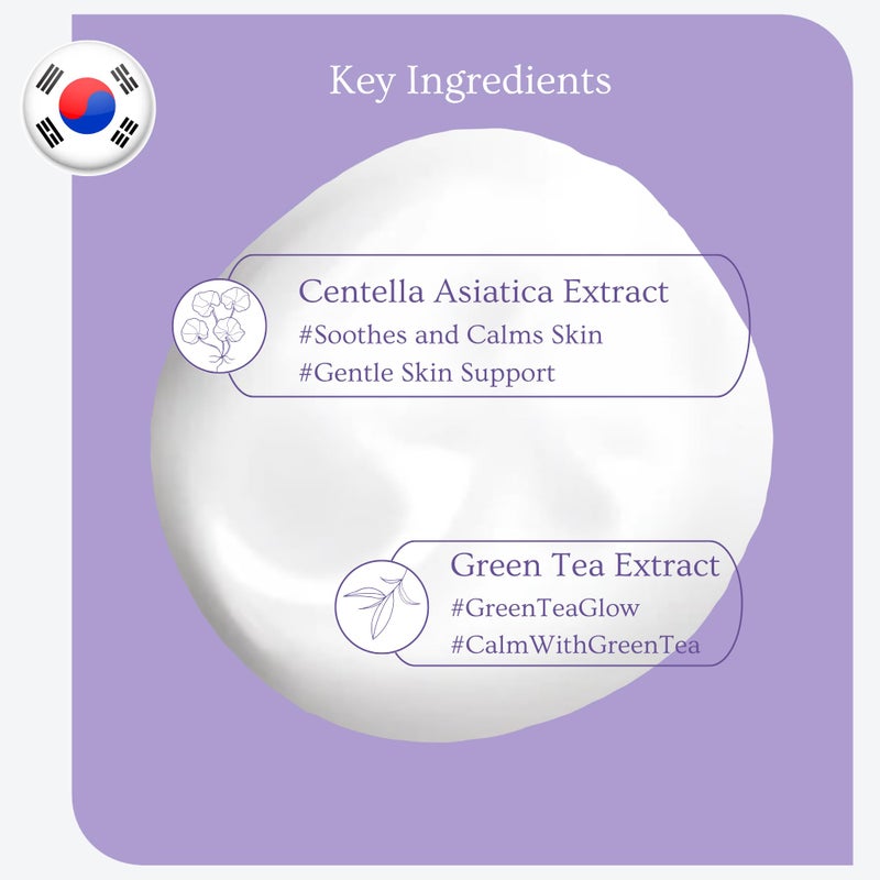 esfolio Herb Cleansing Foam - Gentle Face Wash with Natural Herbal Extracts for Deep Cleansing, Hydrating & Soothing - Suitable for All Skin Types (5.29 OZ-150ML) - Image 3