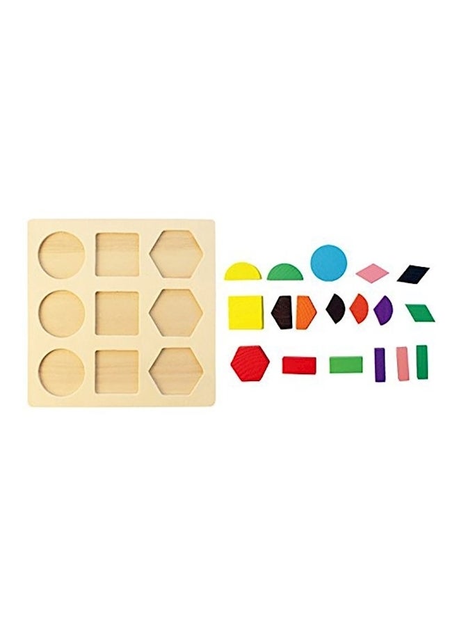Pack Of 3 Wooden Geometric Puzzle Toy Set - Image 5