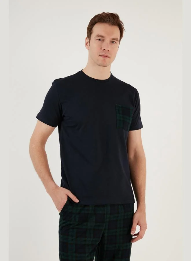 Buratti  Buratti Plaid Cotton Regular Fit Short Sleeve Pajama Set Men's Pajama Set 6572002 for Men | Best Price UAE